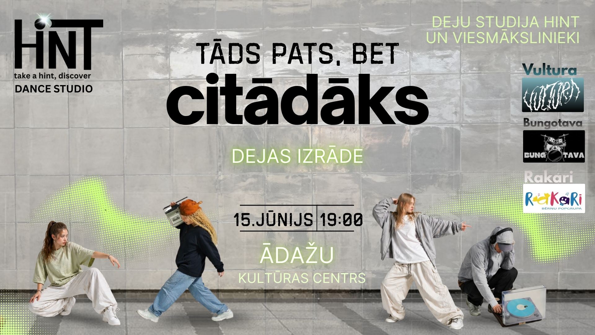 "Tāds pats bet citādāks", dejas izrāde