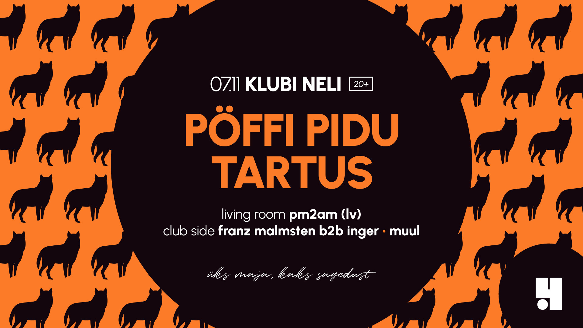 PÖFFI PIDU TARTUS I KLUBI NELI I 07.11
