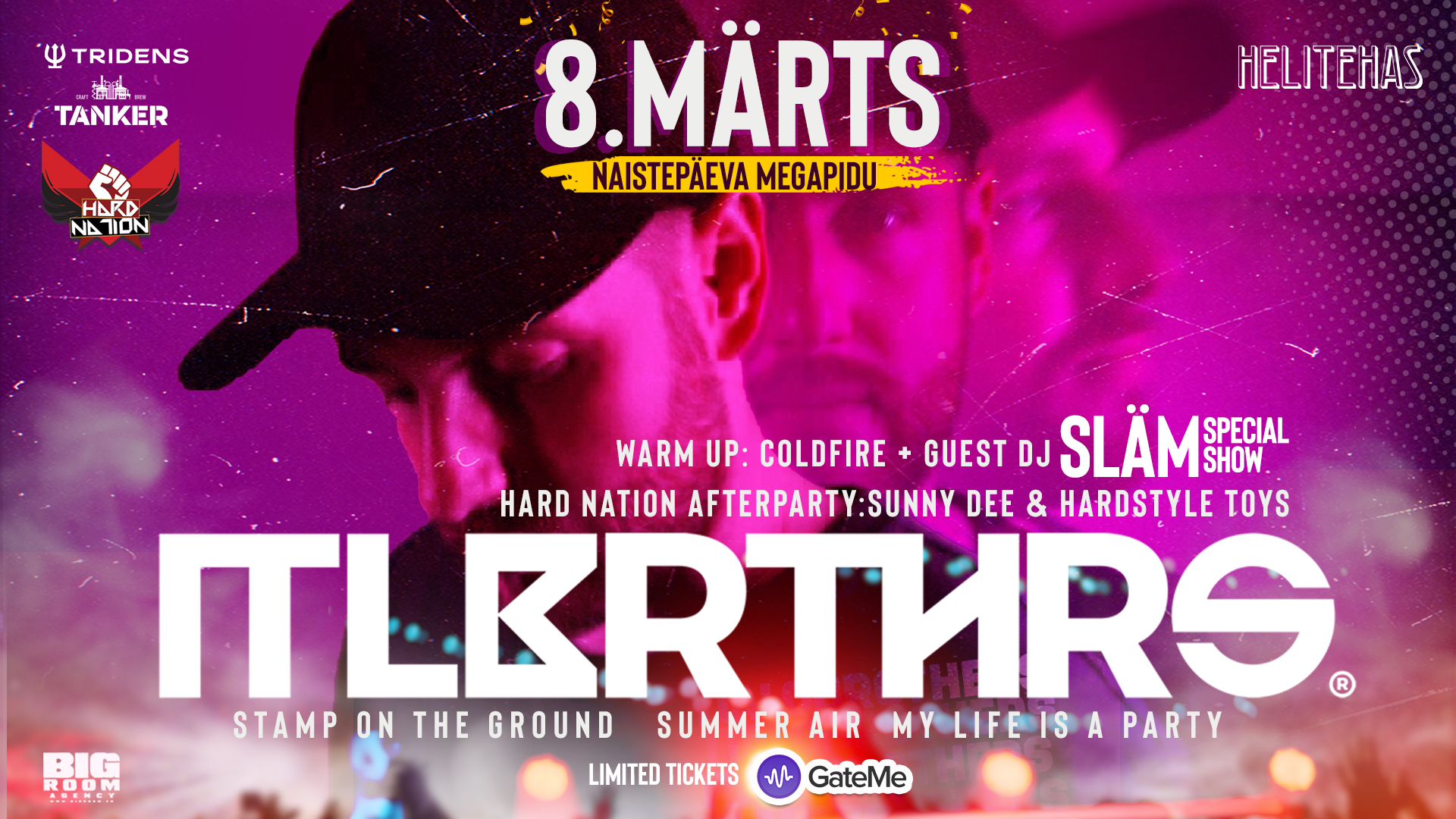 Italobrothers Live- Naistepäeva eri, Helitehas 08.03.2024 – GateMe