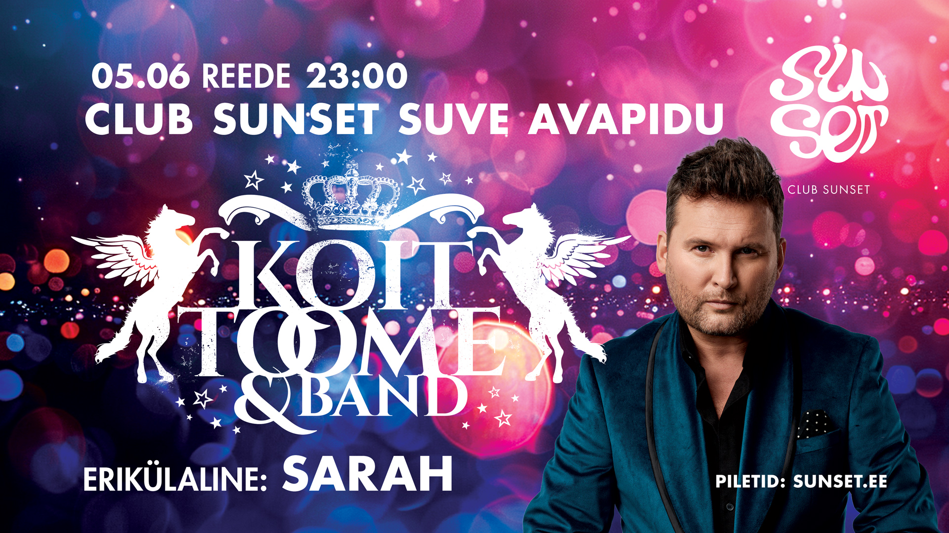 ★SUVEHOOAJA AVAMINE - KOIT TOOME & BAND & SARAH!★ 