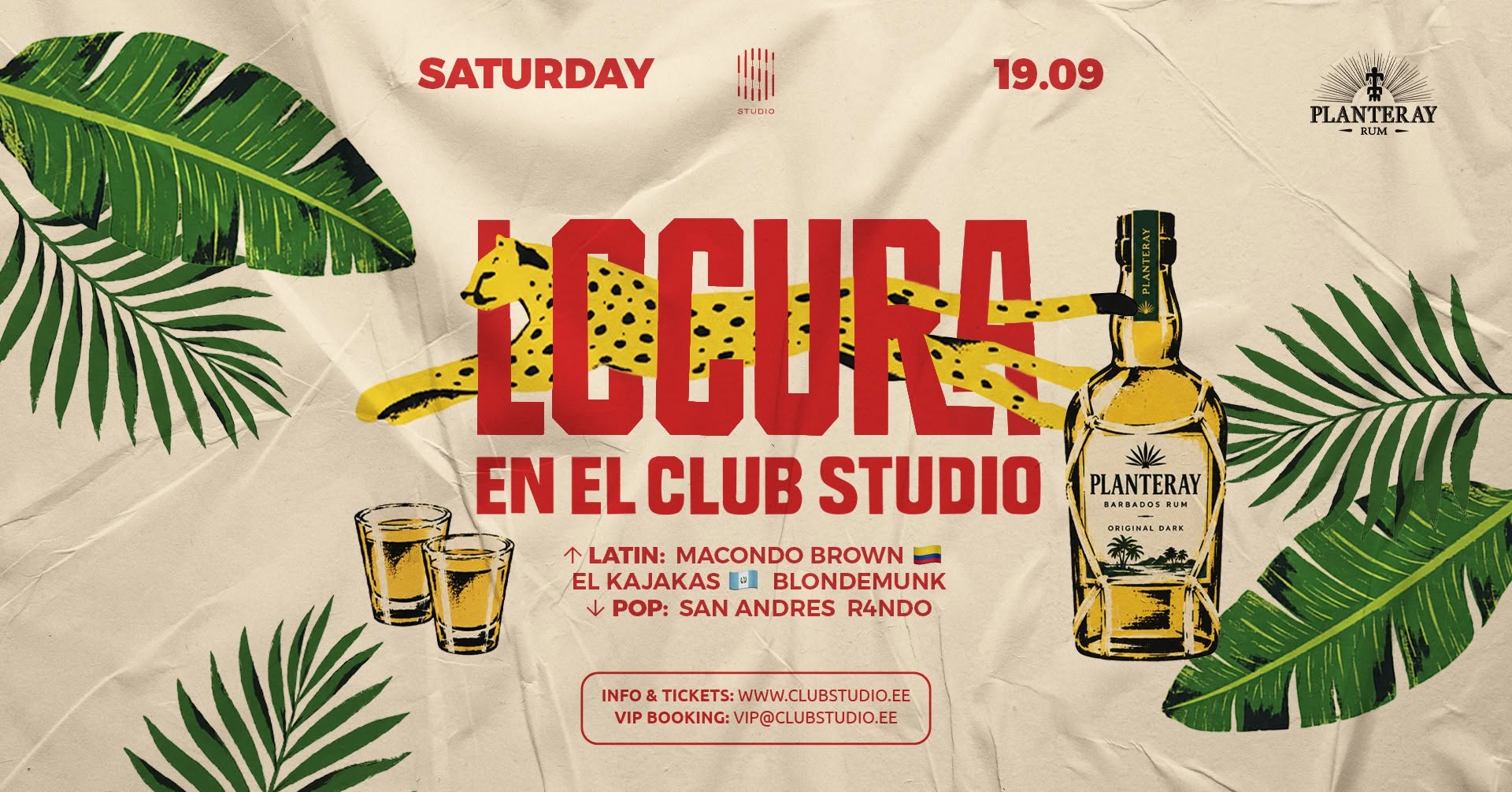 LOCURA en el Club Studio 19.09