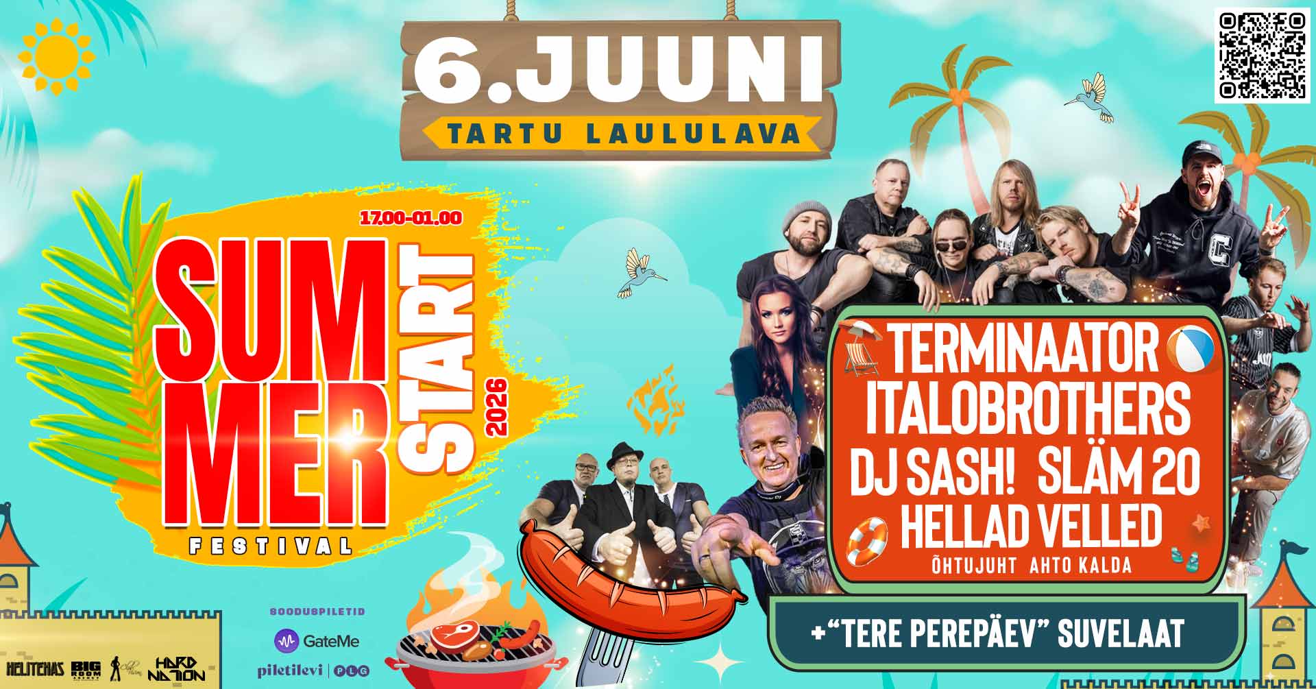 Summerstart Festival 2026/ 6 Juuni Tartu Laululava.